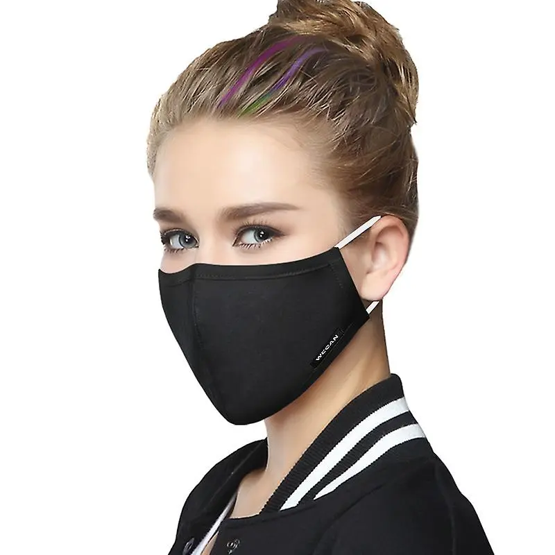 Black cotton mask