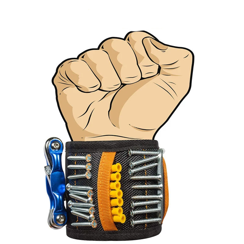 Hot Sale Magnetic Wristband Magnet Tool For Screw Nail Nut Bolt Drill Bit Repair Kit