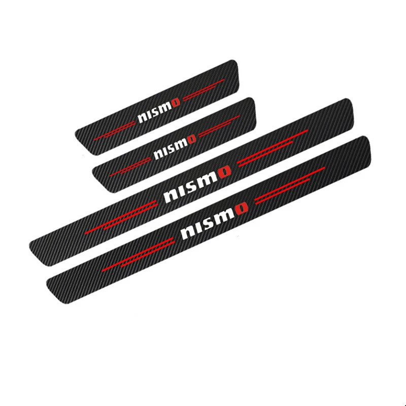 Carbon Fiber Door Sill Guard Plate Sticker