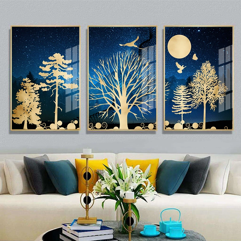 High-end Crystal Porcelain Painting Modern Decorative Painting