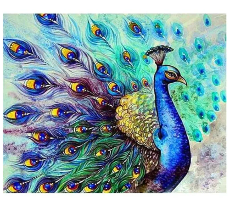 Beautiful Peacock - DIY Painting By Numbers Kit