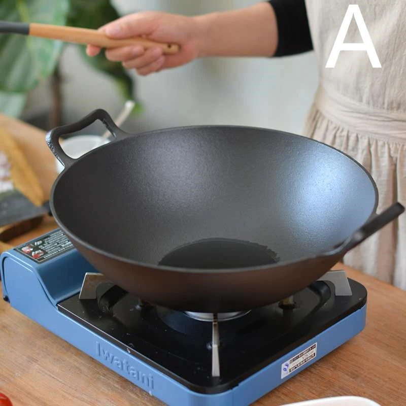 Uncoated Household Non-stick Pan