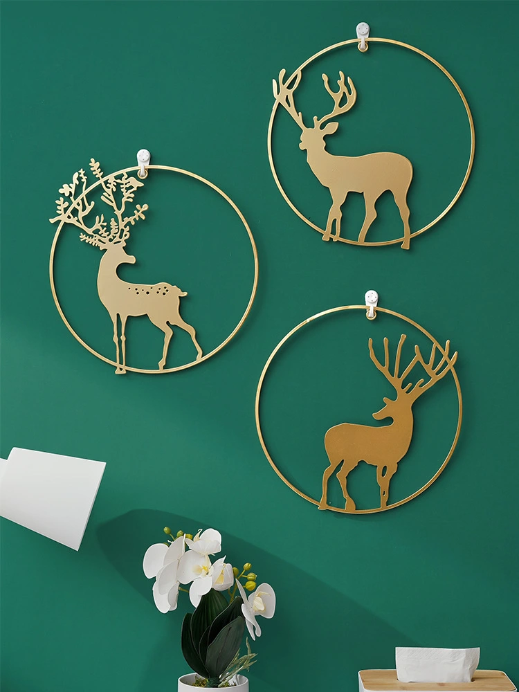 Nordic Porch Elk Ornaments Wall Decorations