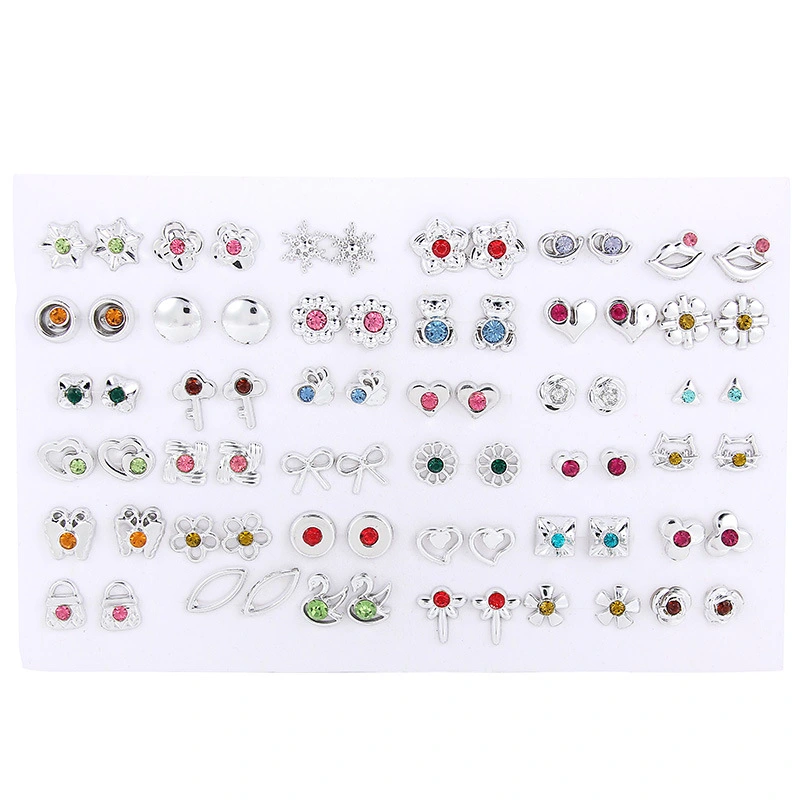 Fashion Korean Plastic Stud Earring Set