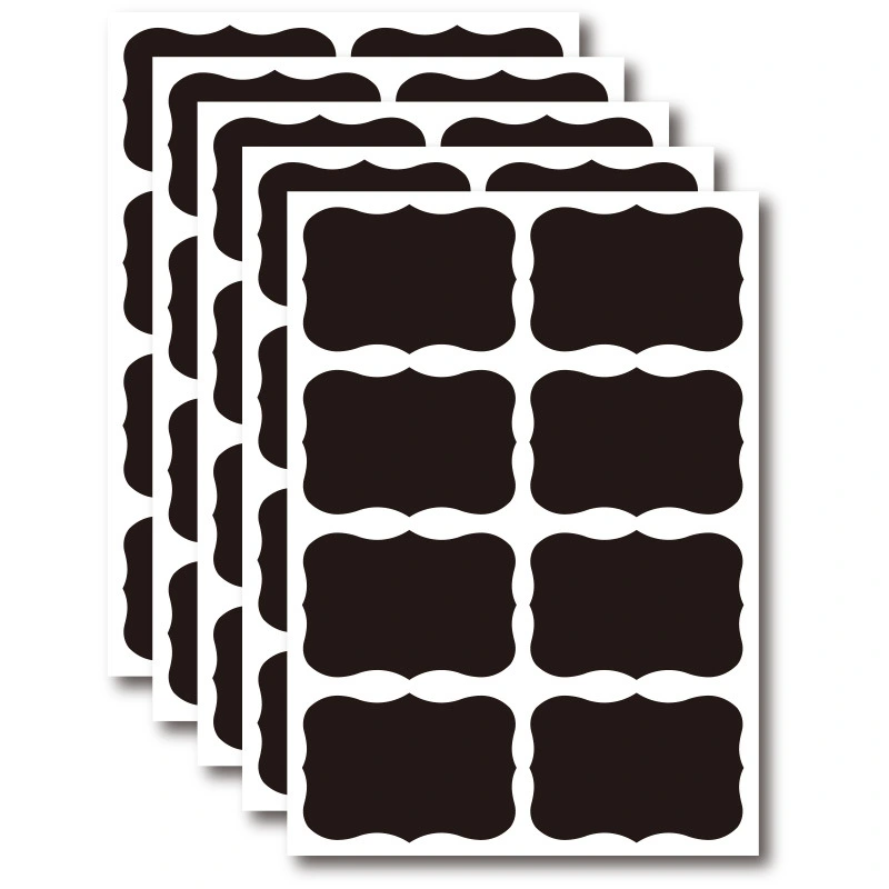 Spice Bottle Stickers Blackboard Stickers