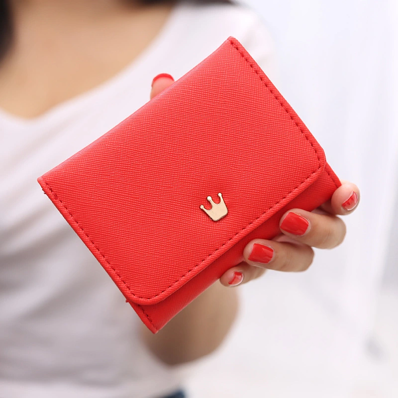 Korean Version Of The Crown Small Wallet Women Short