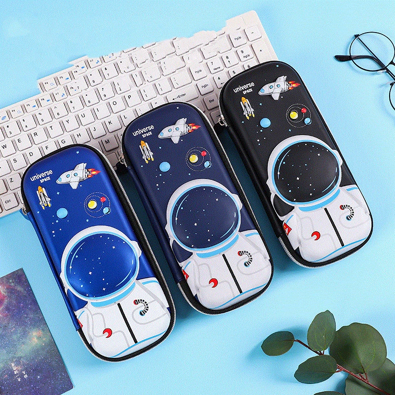 3d Pencil Case Eva Pen Boy Eco-friendly Hardtop Fun Universe Space Back To School