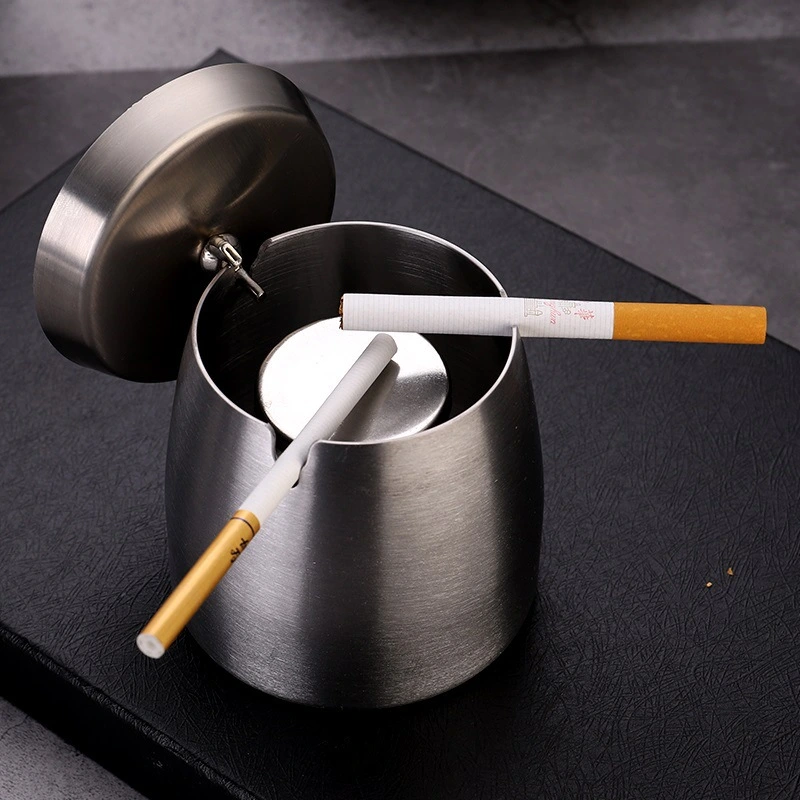 Stainless Steel Ashtray Home Living Room Bar