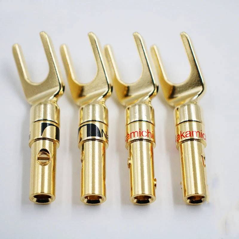 Middle Way All-copper Gold-plated Y-type Plug