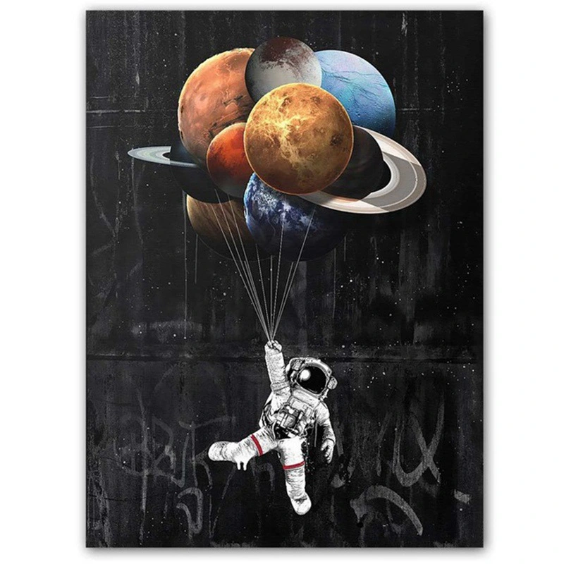 Astronaut Space Poster Canvas Painting Core Modern Home Decoration Painting