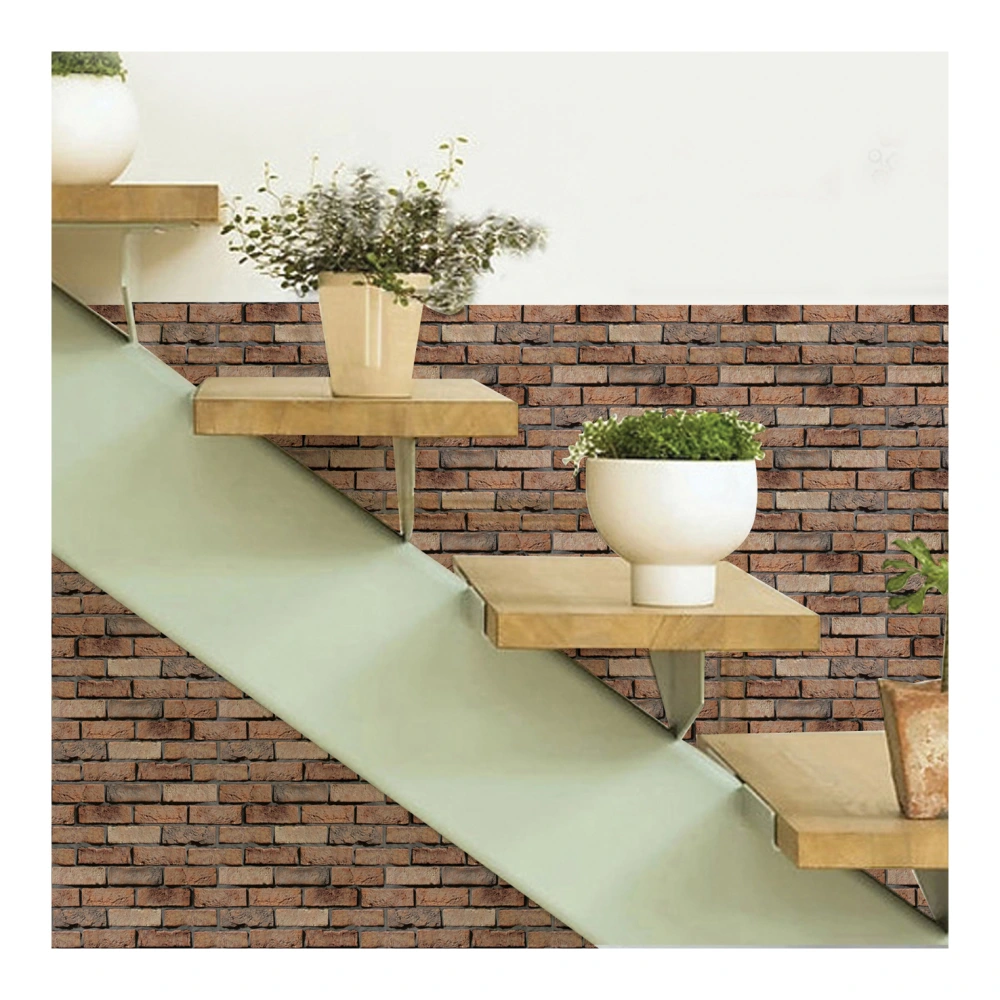 Brick Pattern Sticker Retro Vintage Style