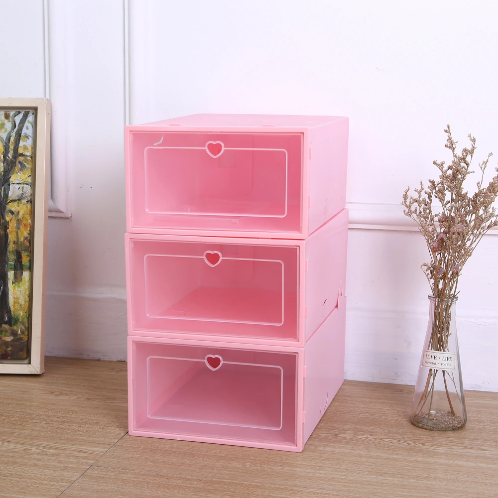 Thickened Clamshell Drawer Type Shoe Box Combination Shoe Box Shoe Cabinet