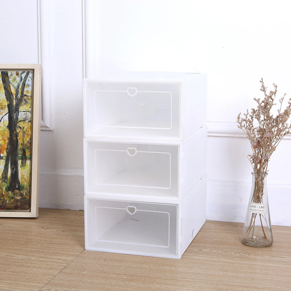 Thickened Clamshell Drawer Type Shoe Box Combination Shoe Box Shoe Cabinet