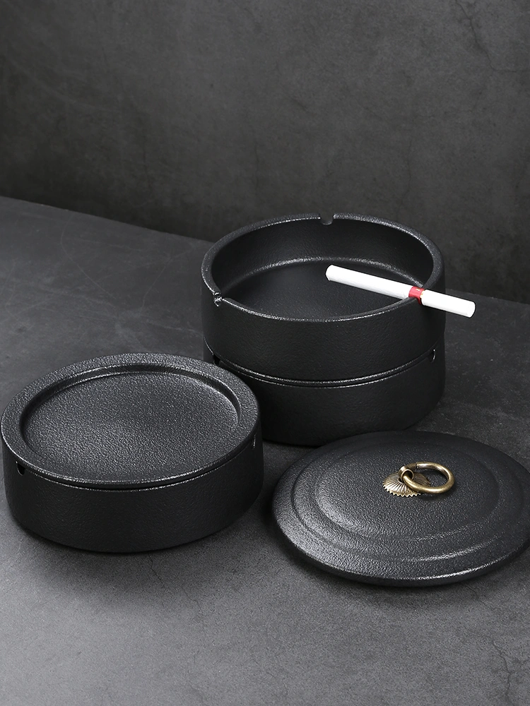 Cover For Living Room Office Ashtray Anti-flying Dust Ornaments
