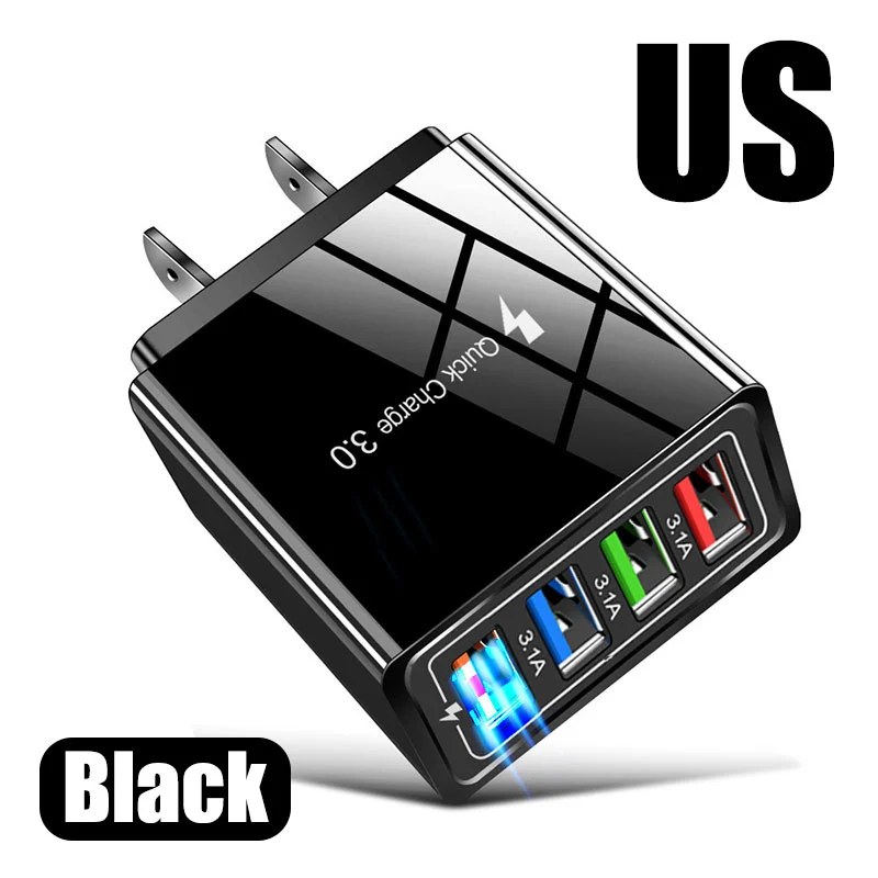 4USB5V3A Charger Mobile Phone Multi-port Charger