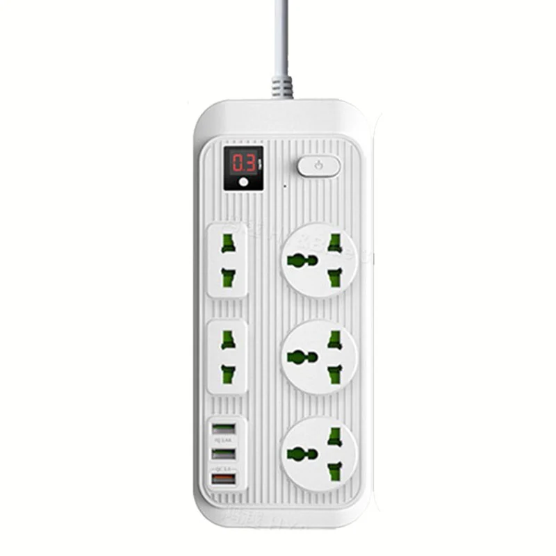 USB Power Strip Smart British Plug Multi-function Power Strip