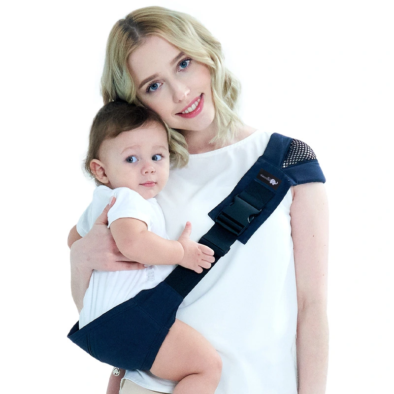 Baby Carrier With One Shoulder Diagonally Across To Hold The Baby