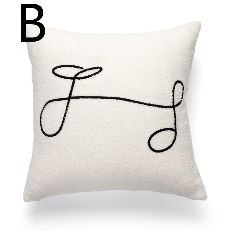 Scandinavian Style Ins Office Lumbar Support Pillowcase Lumbar Pillow