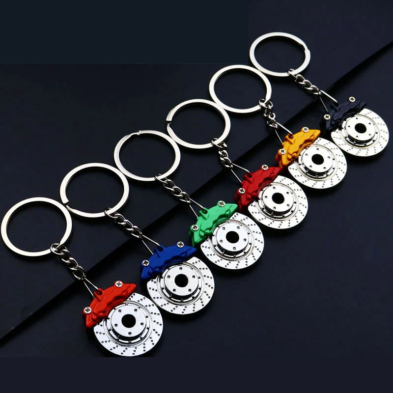 Creative Car Modification Brake Disc Keychain