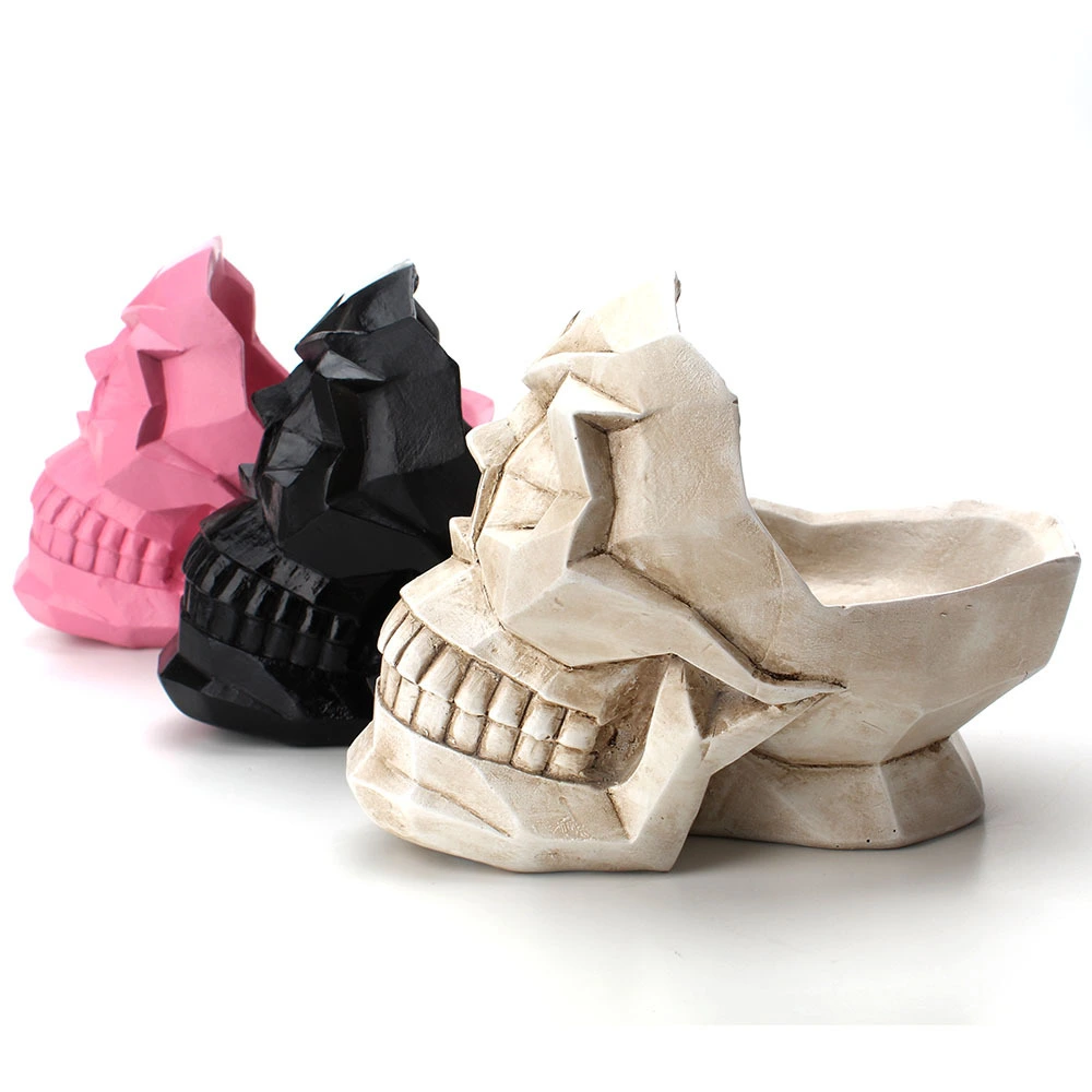 Creative Skull Desktop Small Things Organize Storage Box