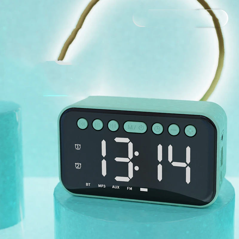 Internet Celebrity Douyin Dual-time Alarm Clock Mini Bluetooth Speaker