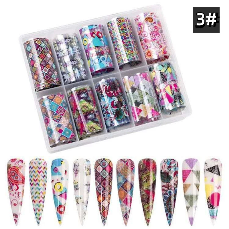 Nail Art Starry Sky Transfer Paper Flower Laser Starry Sky Sticker