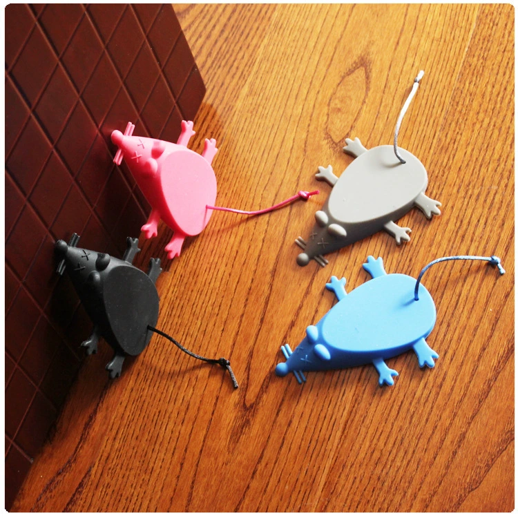 Cartoon Mouse Shape Silicone Baby Anti-pinch Hand Door Bottom Wind-proof Door Blockage