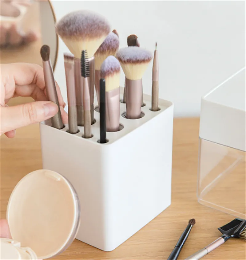 Makeup Brush Storage Box Dustproof Powder Brush Eyeshadow Brush