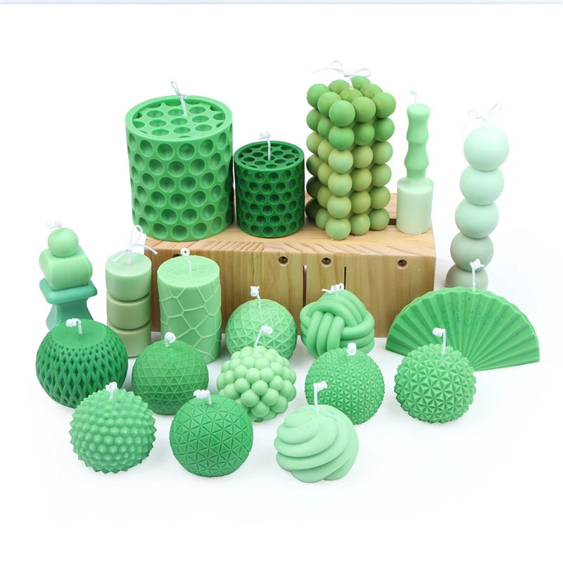 Silicone Geometric Candle Ball Rubik's Cube Mould