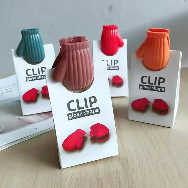 Cute Glove Clip Food Packaging Bag Sealing Clip Snack Sealing Clip Storage Musical Shape Clip