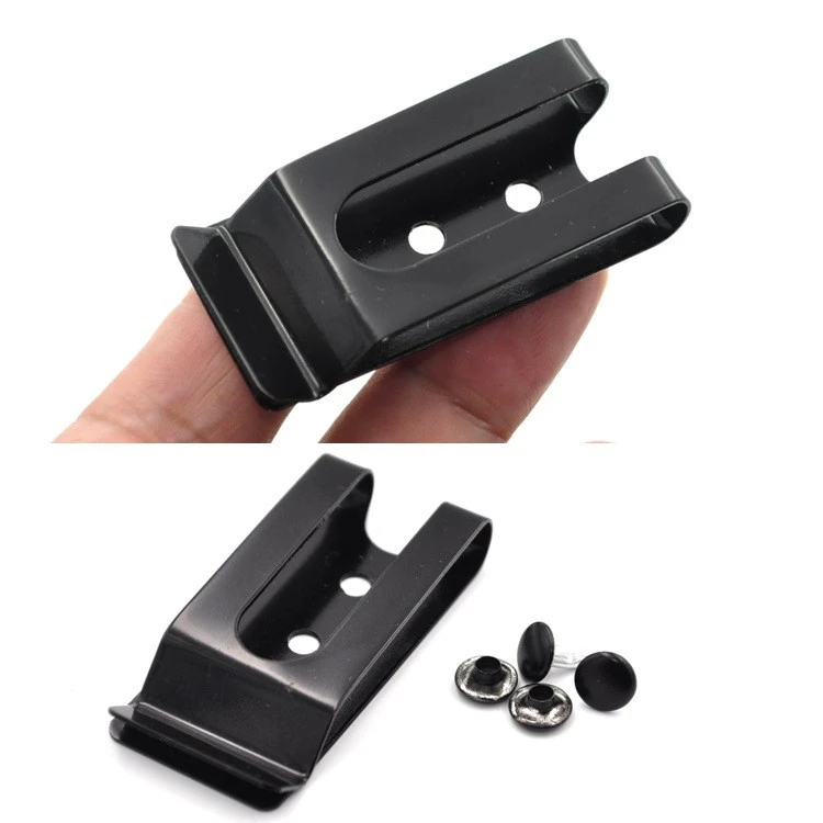 Erlifan Black Mobile Phone Case Handmade Accessories Belt Handmade Fast Film Clip