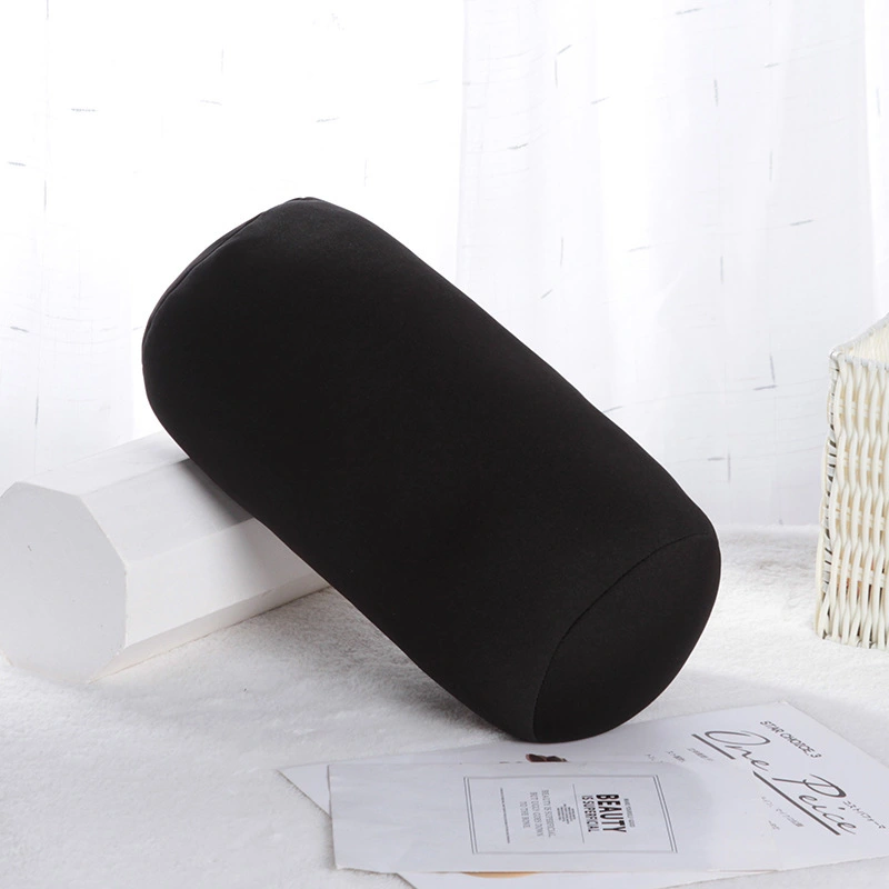 Pure Color Cylindrical Pillow Foam Particle Pillow Office Nap Pillow