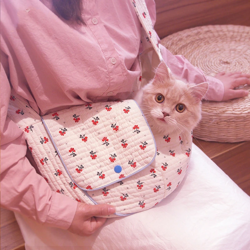 Pet Bag Cross-body To Go Out And Carry Large Capacity Small And Medium-sized Cats