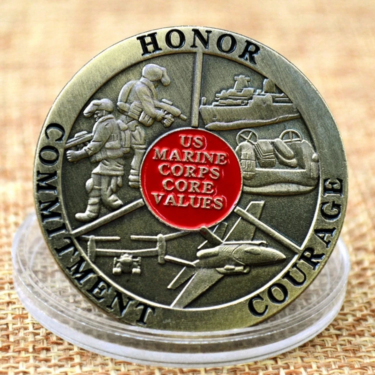 Foreign Commemorative Coins Army Air Force Ancient Enamel Paint Relief Medal Metal Badge Coin