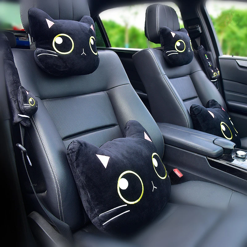 Car Headrest Car Neck Pillow Waist Pillow Car Interior Decoration Supplies