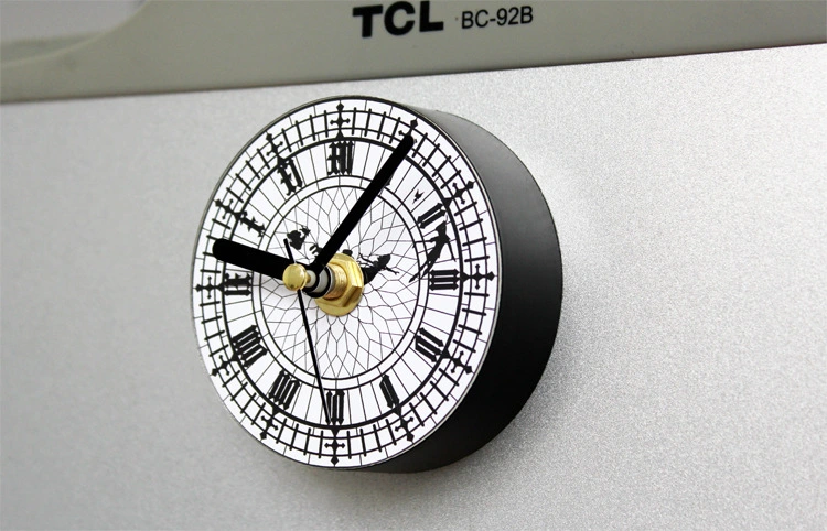 Retro Nostalgic Refrigerator Magnet Magnetic Wall Clock