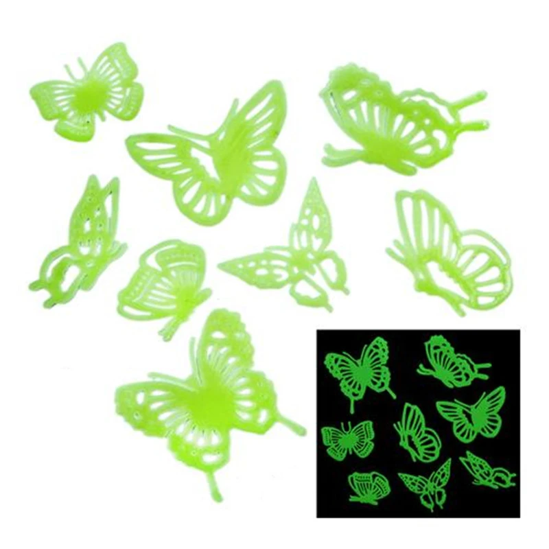 Fluorescent Butterfly Luminous Wall Stickers Children's Bedroom Kindergarten Decoration Stickers