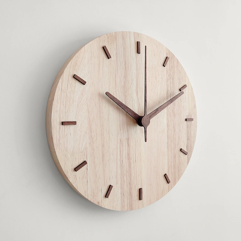 Simple Solid Wood Creative Clock