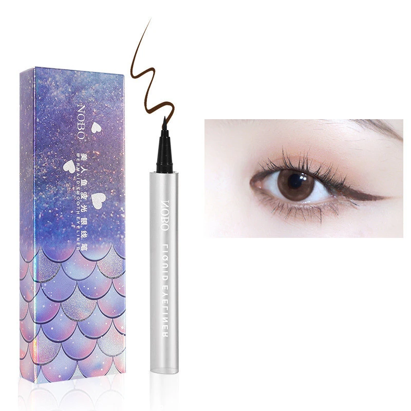 Mermaid Wave Light Eyeliner Female Beginner Quick-drying Waterproof And Sweat-proof Liquid Eyeliner Pen