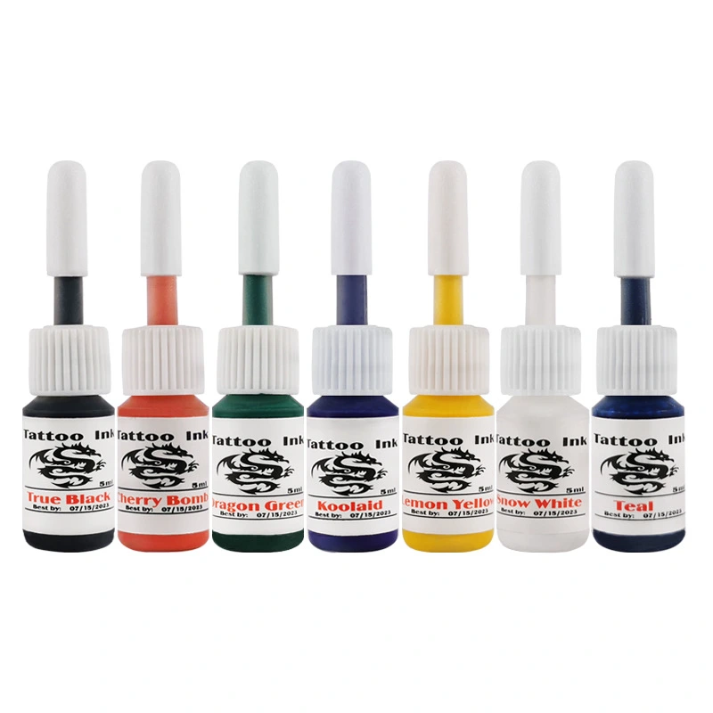 White Dragon 7-color Tattoo Pigment 5ml Tattoo Pigment