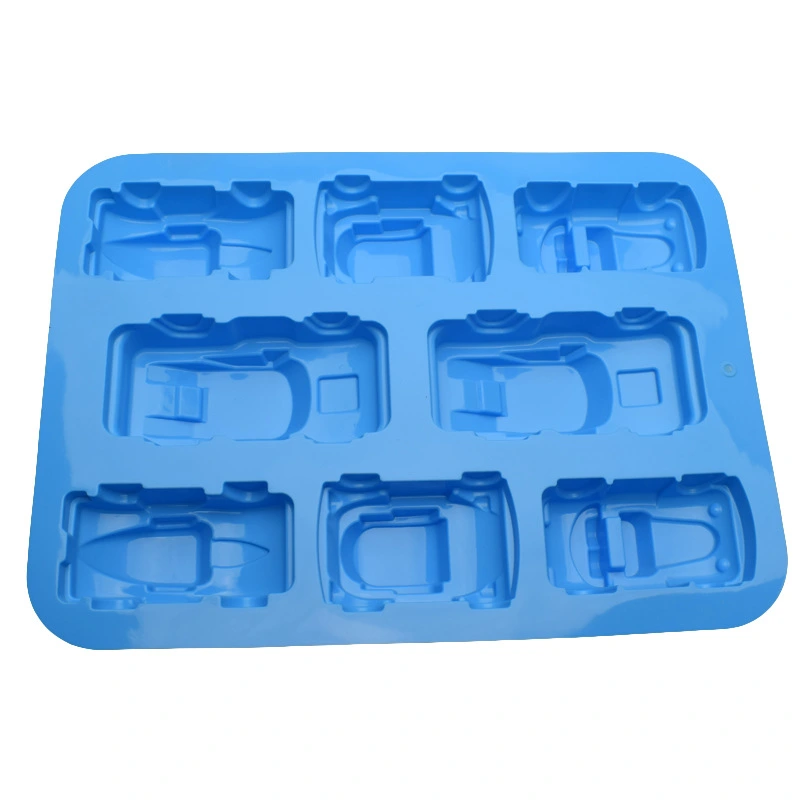 8 Even Truck Car Fondant Silicone Mold