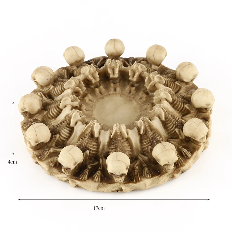 Resin Ashtray Skull Head Personalized Gift Home Decoration