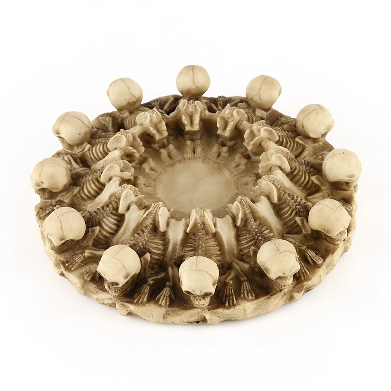 Resin Ashtray Skull Head Personalized Gift Home Decoration