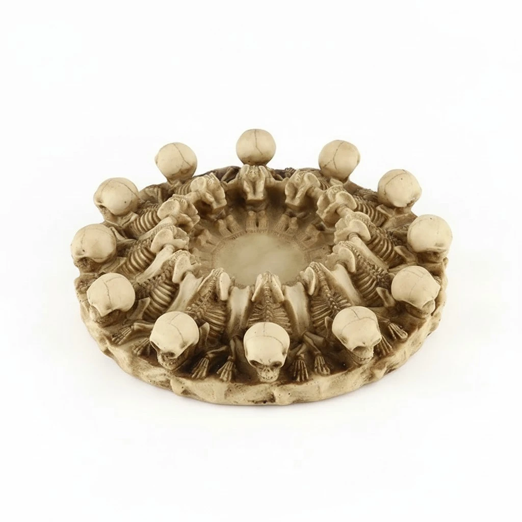 Resin Ashtray Skull Head Personalized Gift Home Decoration
