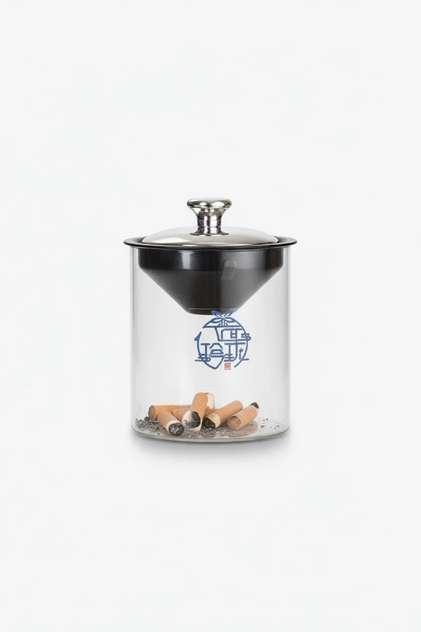 Creative Stainless Steel Household Ashtray Ashtray