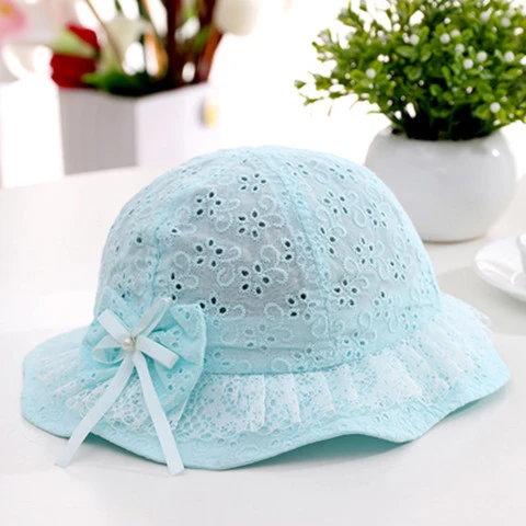 Summer Baby Girl Embroidered Sunhat