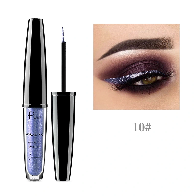 Pearlescent Liquid Eyeliner Pudaier Metal