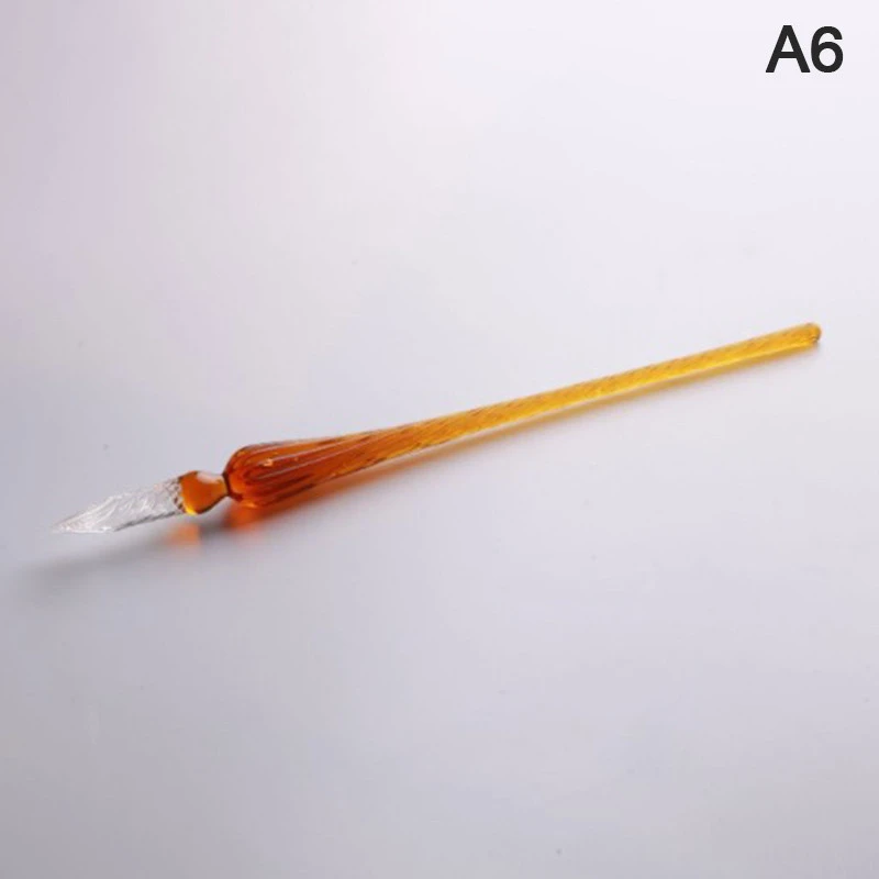 Dip Pen Comic Color Test Pen, Calligraphy Glass Fountain Pen