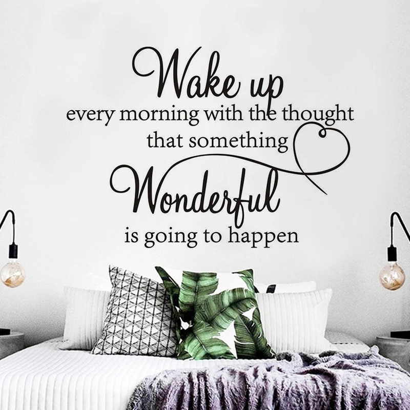 Wake Up English Proverbs Motivational Sticker