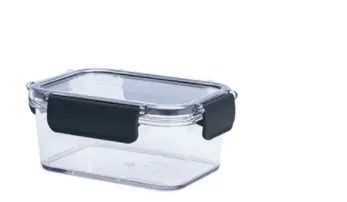 Household Sealed Lunch Box With Lid Square Transparent Fresh-keeping Box